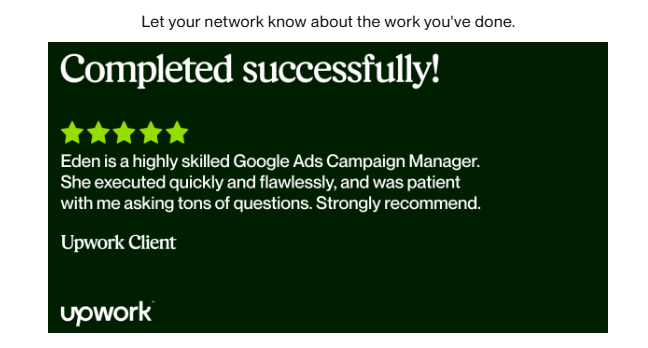Client review screenshot 1