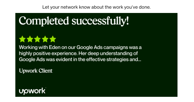 Client review screenshot 4